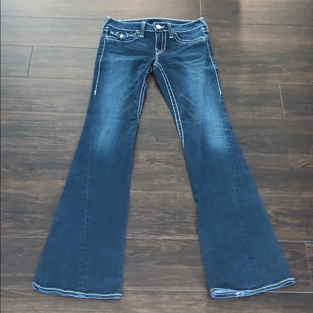 True religion joey size 30 blue/white